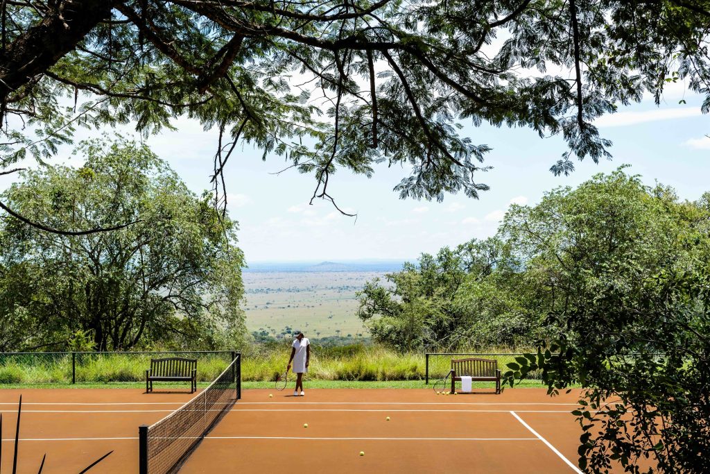 Singita Sasakwa Lodge Tennis Court