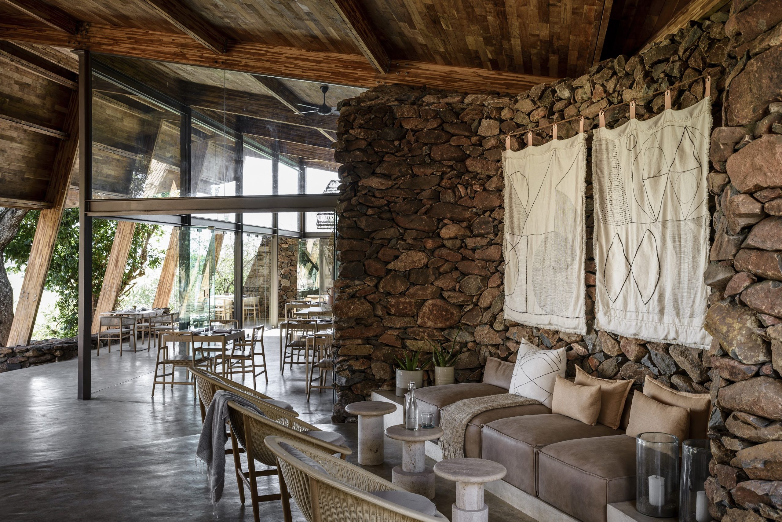 Singita Faru Faru Lodge Lounge