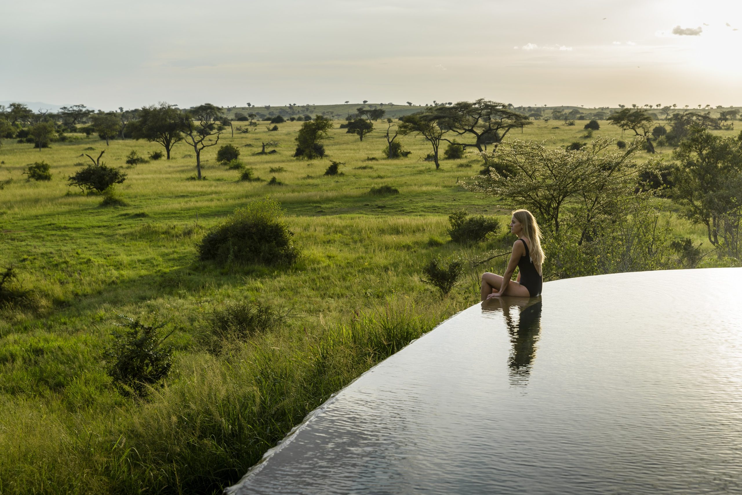 Singita Faru Faru Lodge Swimming Pool View